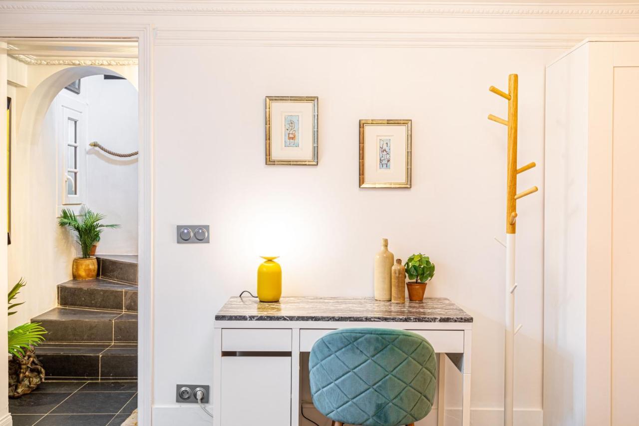 Modern Apartement Grand Paris, Tv Salon, Sharing Garden, Villa Des Ammonites 默东 外观 照片