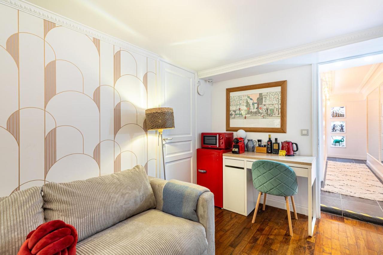 Modern Apartement Grand Paris, Tv Salon, Sharing Garden, Villa Des Ammonites 默东 外观 照片