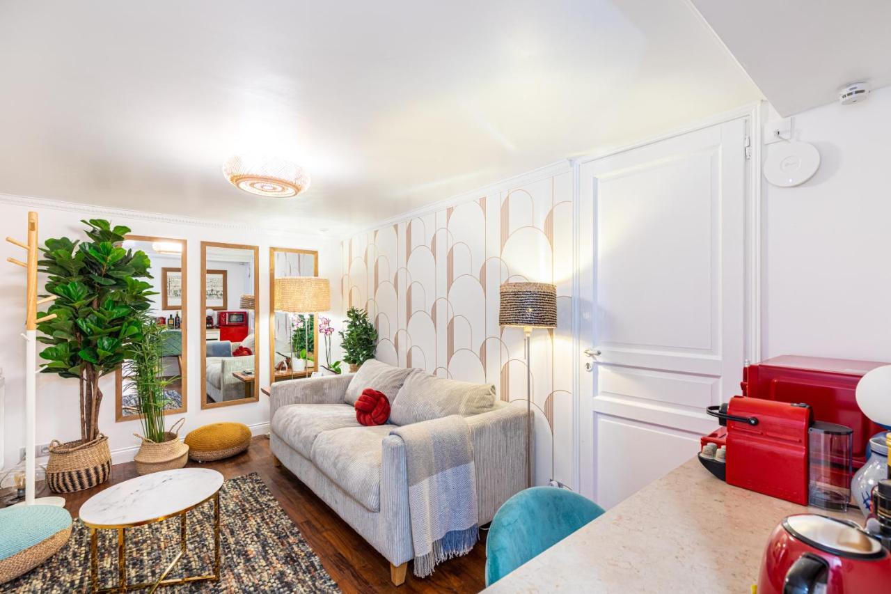 Modern Apartement Grand Paris, Tv Salon, Sharing Garden, Villa Des Ammonites 默东 外观 照片