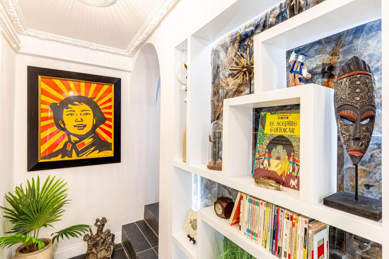 Modern Apartement Grand Paris, Tv Salon, Sharing Garden, Villa Des Ammonites 默东 外观 照片