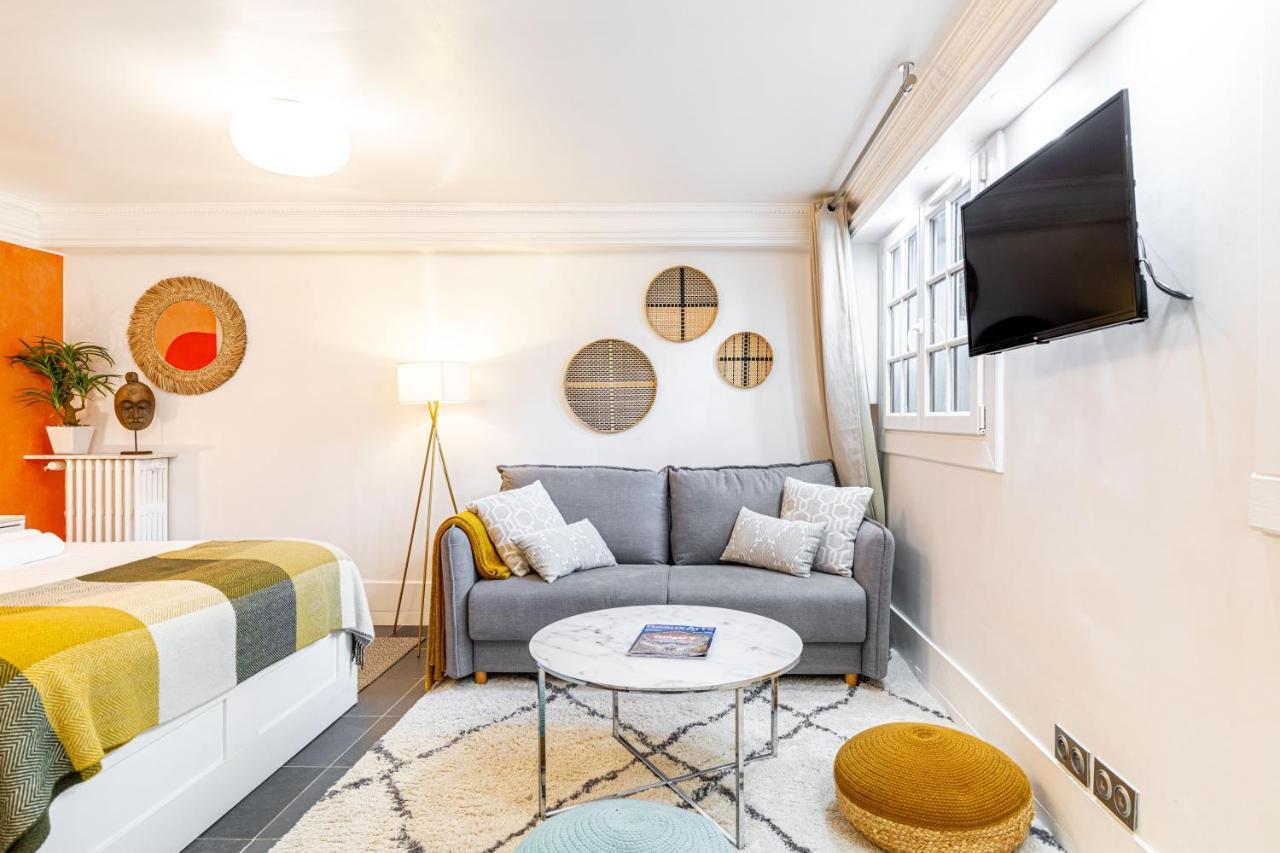 Modern Apartement Grand Paris, Tv Salon, Sharing Garden, Villa Des Ammonites 默东 外观 照片